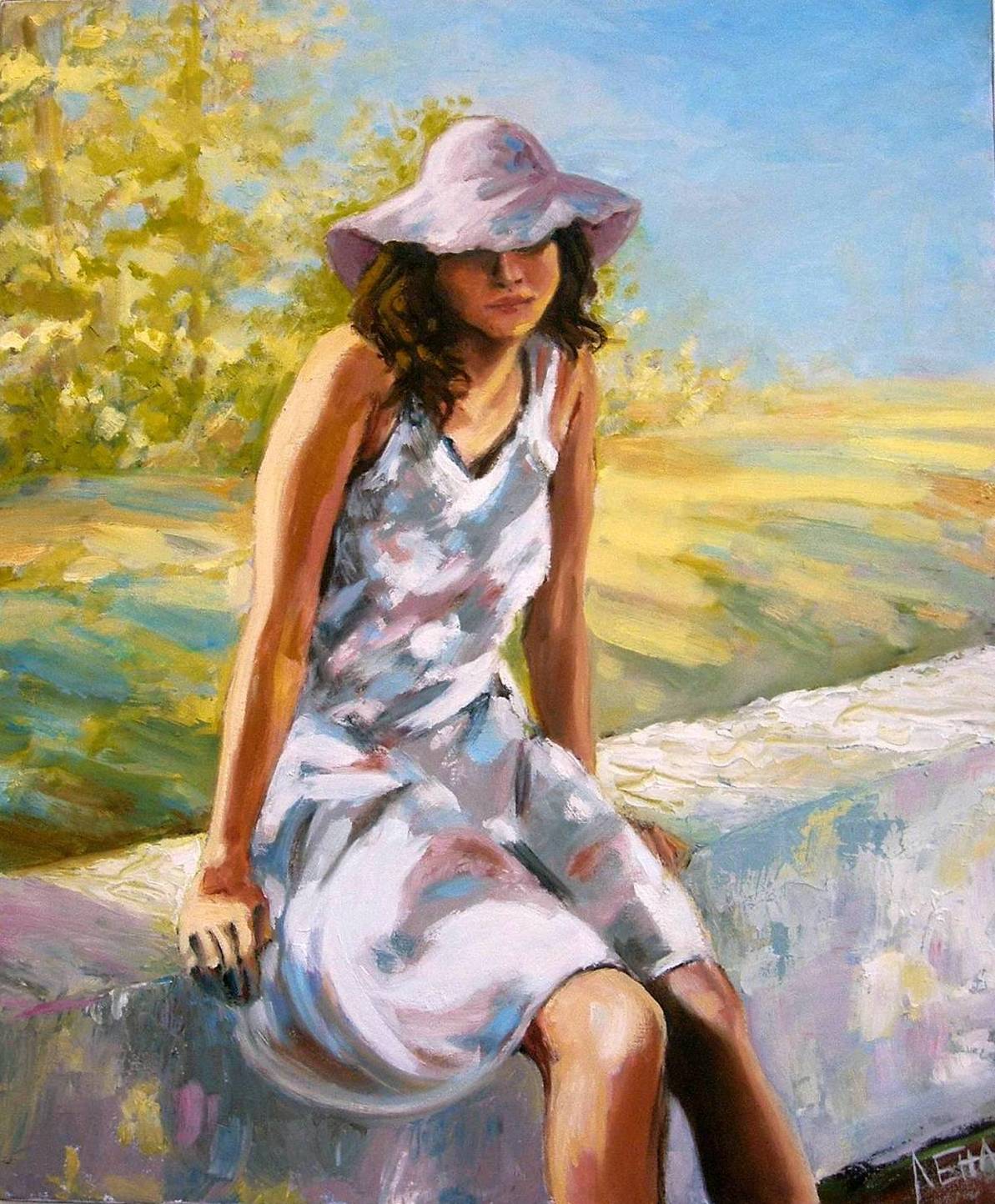 Galerie Jeune fille au chapeau. Artwindow Galerie Jeune fille au chapeau. Artwindow